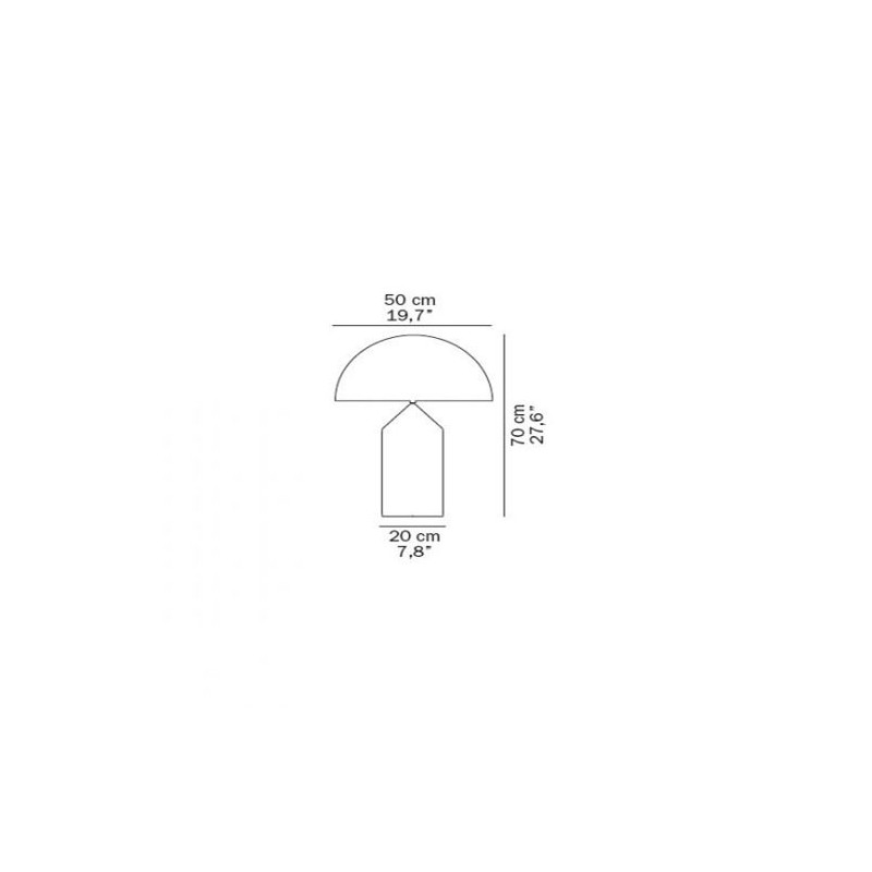 Oluce Atollo 235 h 70
