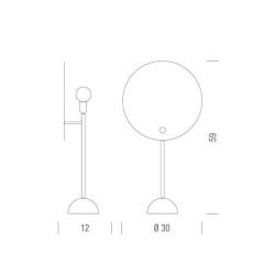 Nemo Kuta Lampada da Tavolo