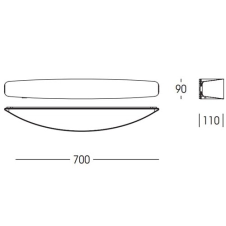 Linea Light Prime Lampada da Parete Offerta