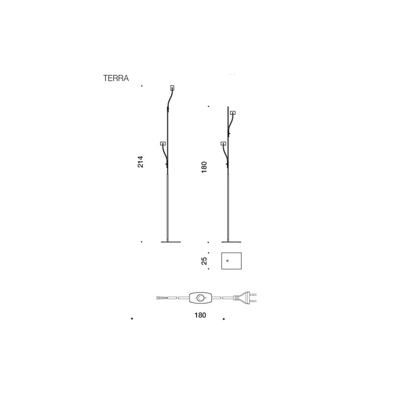 Brazil Terra_C_Inclusa_Lampadina/e_inclusa/e_nella_confezione_Included