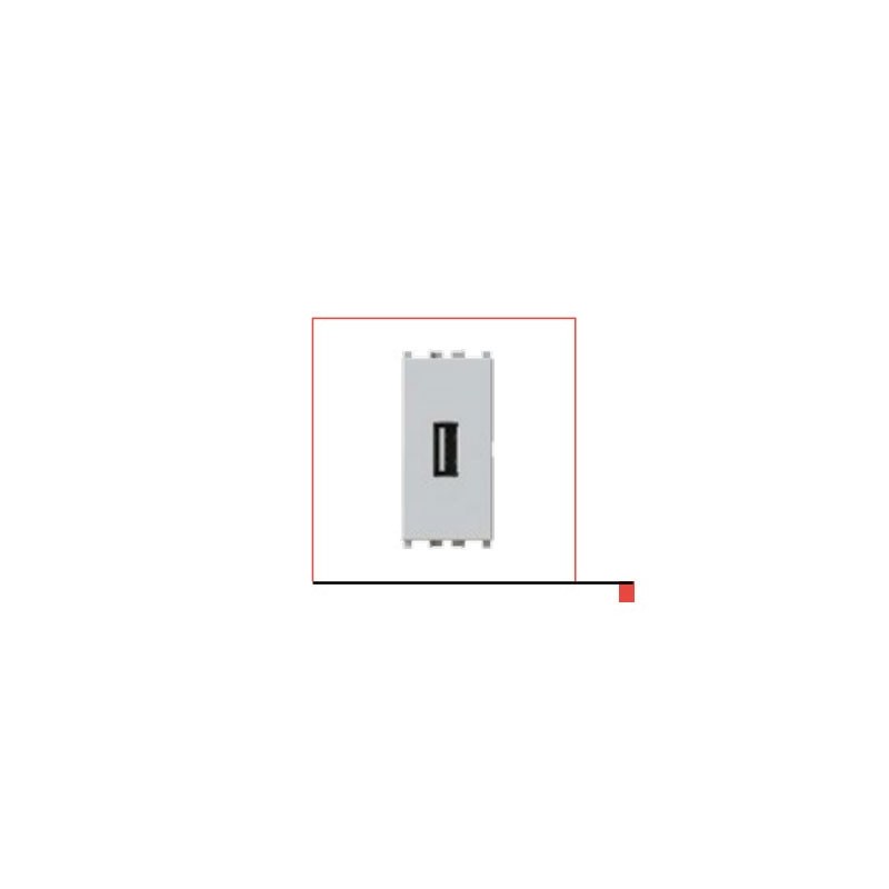 Presa USB 2.1A per VIMAR® PLANA™ Bianca Offerta