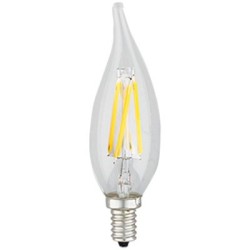 Lampadina Candela Fiamma Punta 4W 2700K