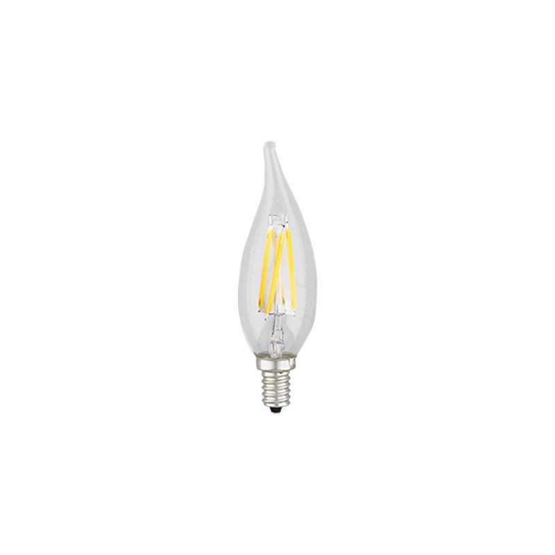 Lampadina Candela Fiamma Punta 4W 2700K