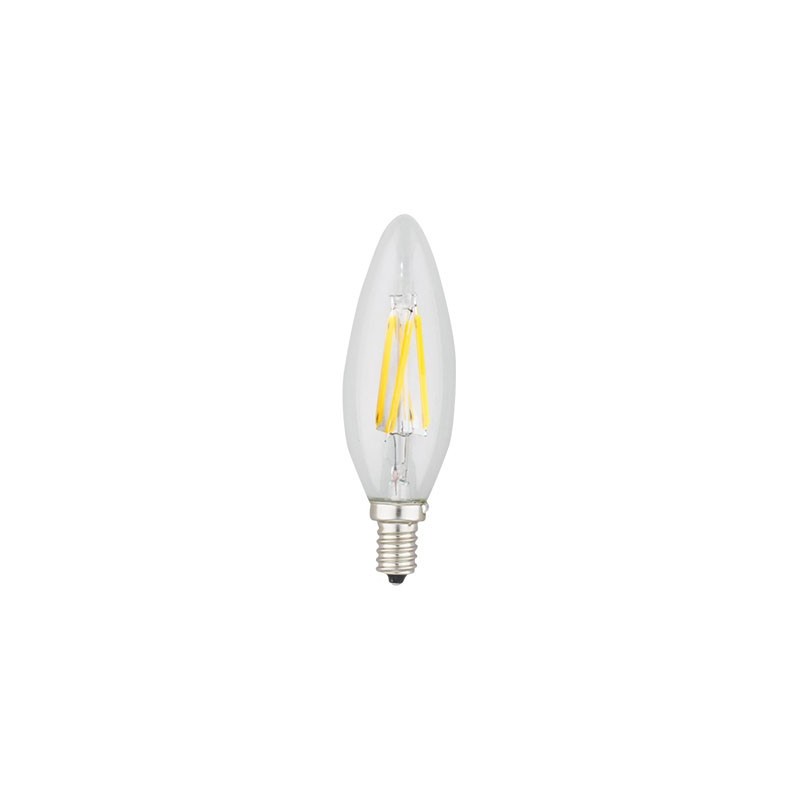 Lampadina Oliva LED 4W Bulbo a Siluro 2700K