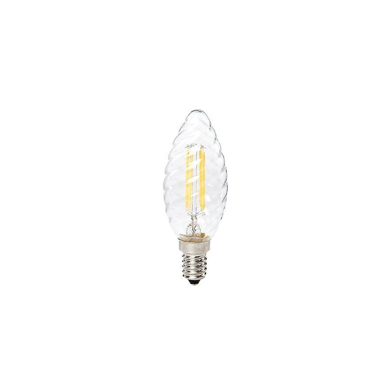 Lampadina Oliva Tortiglione 4W E14 2700K