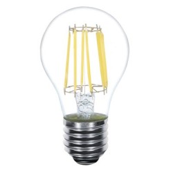 Lampadina 6W A19 corpo tutto vetro 2700K