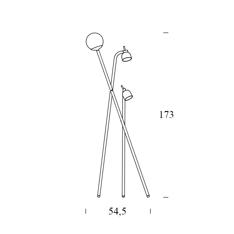 Lampada da Terra Fontana Arte Tripod Prezzo