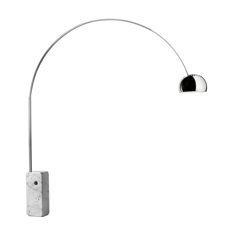 Lampada arco Flos da terra