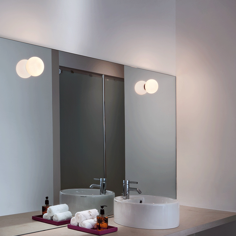 Mini Glo Ball C/W Lmapada da Parete ! ProfessioneLuce Offerta