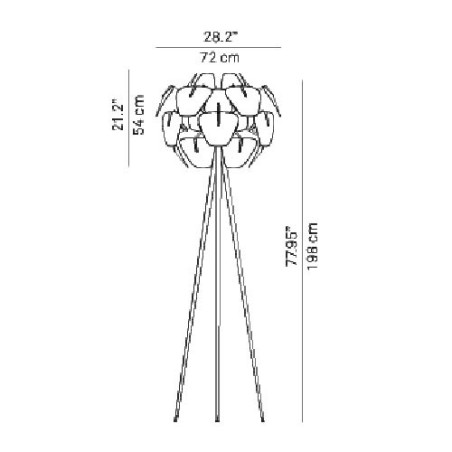 Luceplan Hope D66/18td Lampada da Terra