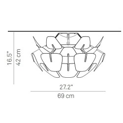 Luceplan Hope D66/12p Lampada da Soffitto