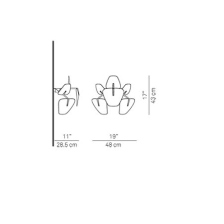 Luceplan Hope D66/3a Lampada da Parete