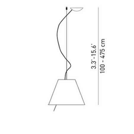 Luceplan Grande Costanza Lampada a Sospensione