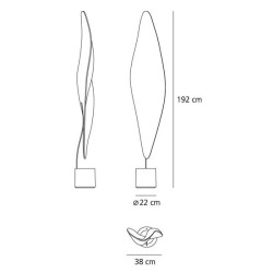 Artemide Cosmic Leaf Lampada da Terra