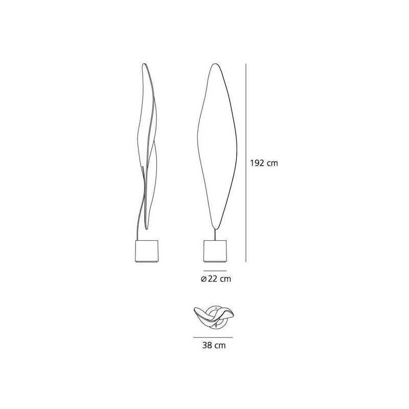 Lampada da Terra Artemide Cosmic Leaf Prezzo