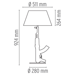 Flos Guns - Table Gun