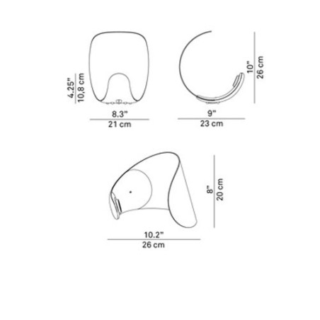 Luceplan Curl Lampada da Tavolo