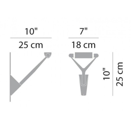 Luceplan Lola D15 a.1 Lampada da Parete