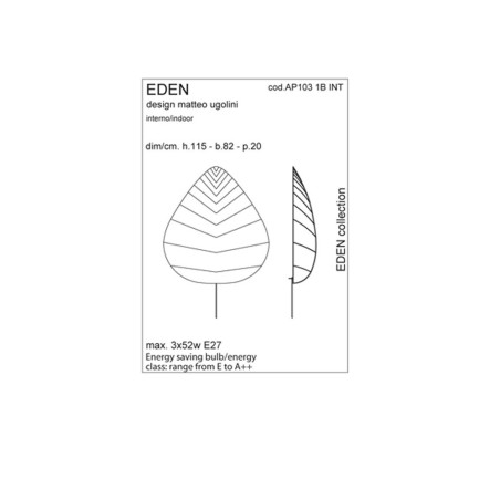 Karman Eden Lampada da Parete / Soffitto