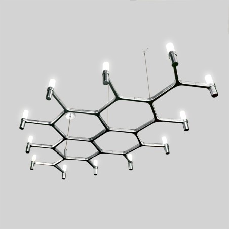 Nemo Crown Plana Mega Lampada a Sospensione
