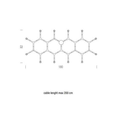 Nemo Crown Plana Major Lampada a Sospensione