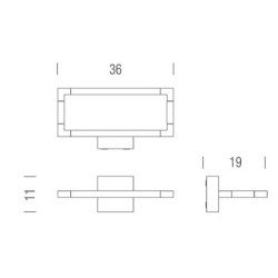 Nemo Spigolo Lampada da Parete