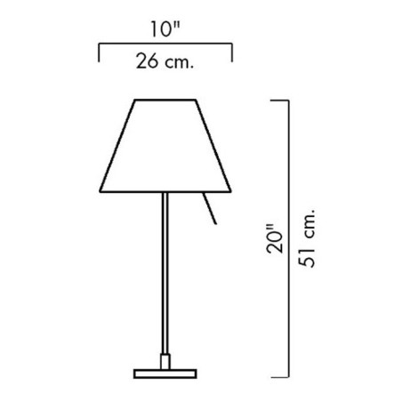 Luceplan Costanzina Tavolo D13 pi.