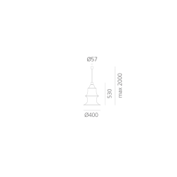 Artemide Falkland 53 Lampada a Sospensione