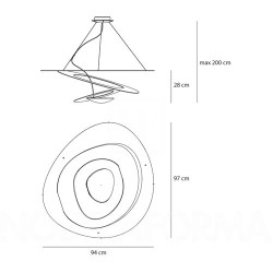 Artemide Pirce Sospensione LED