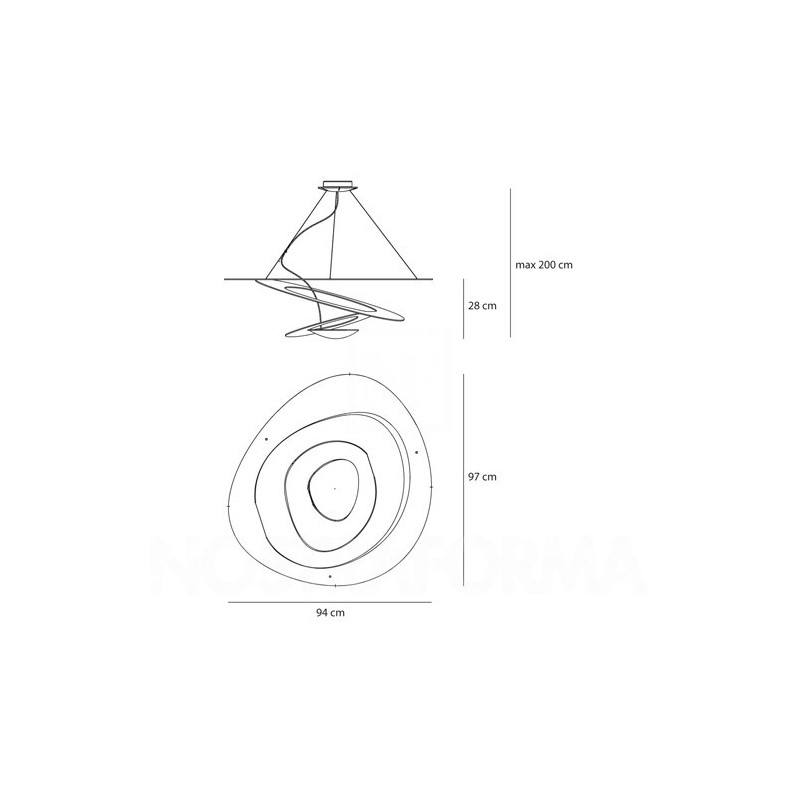Lampada a Sospensione Artemide Pirce Led Prezzo