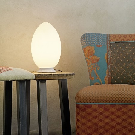 Fontana Arte Uovo Lampada da Tavolo