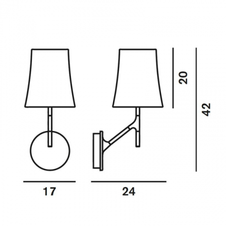 Foscarini Birdie Lampada da Parete