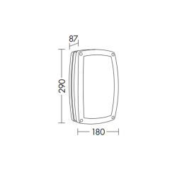 Rossini Illuminazione Duff Parete Esterno IP54