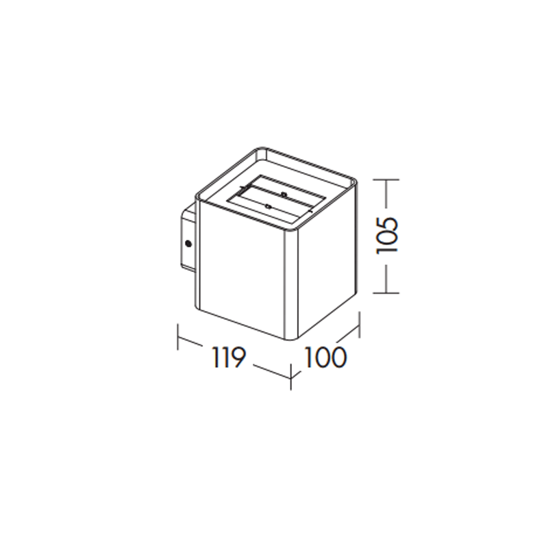 Rossini Illuminazione Ghee Parete Esterno IP54