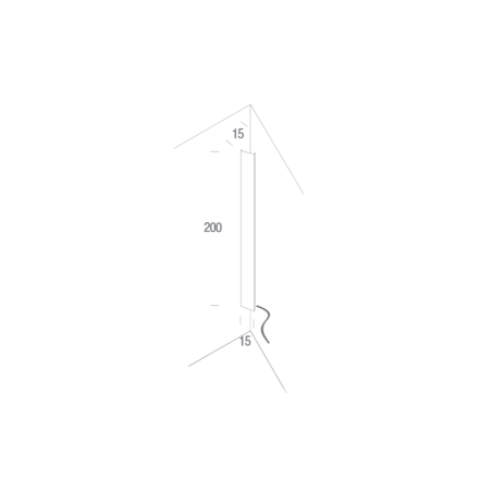 Nemo Angolo Mezzo Lampada da Parete