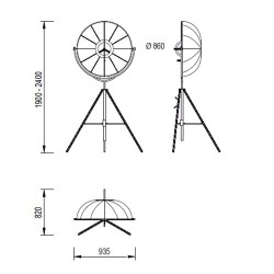 Pallucco Fortuny Lampada da Terra 
