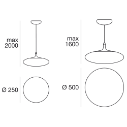 Linea Light  Squash_P Lampada a Sospensione