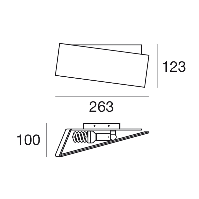Lampada da Parete Zig Zag 26 Linea Light Prezzo