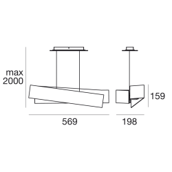 Linea Light Zig Zag Lampada a Sospensione