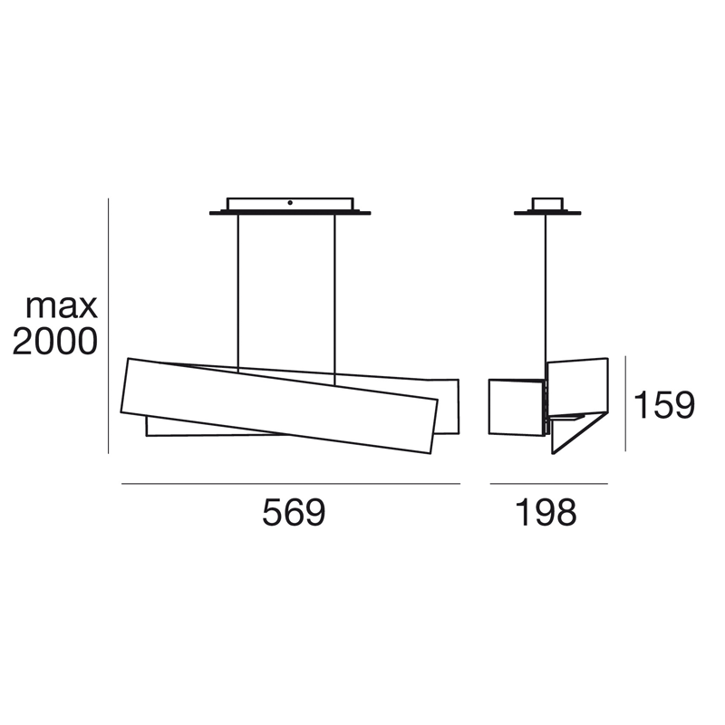 Lampada a Sospensione Zig Zag Linea Light Prezzo