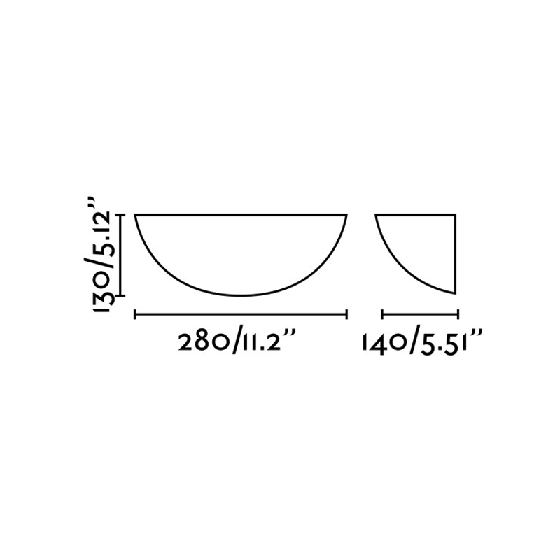 Faro Snow Lampada da Parete