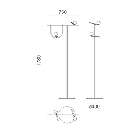 Artemide Yanzi Lampada da Terra