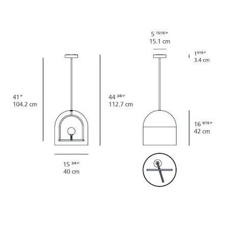 Artemide Yanzi Lampada a Sospensione