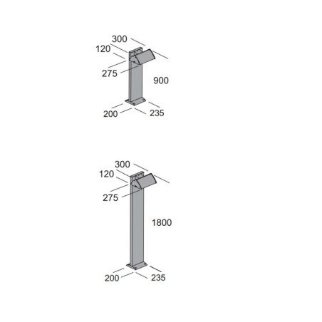Krea Design Plaza Monoemissione Lampada da esterno