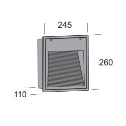Krea Design Kuba Lampada da esterno