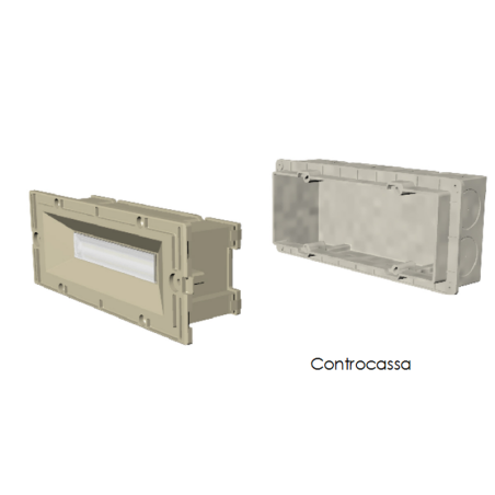 Goccia Quantum Orizzontale 4,2W maschera alluminio