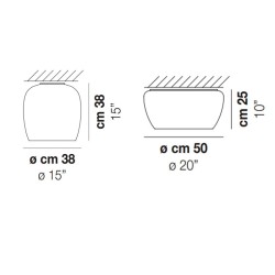Vistosi Implode Lampada da Soffitto