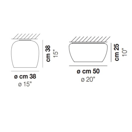 Vistosi Implode Lampada da Soffitto
