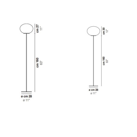 Vistosi Lucciola Lampada da Terra