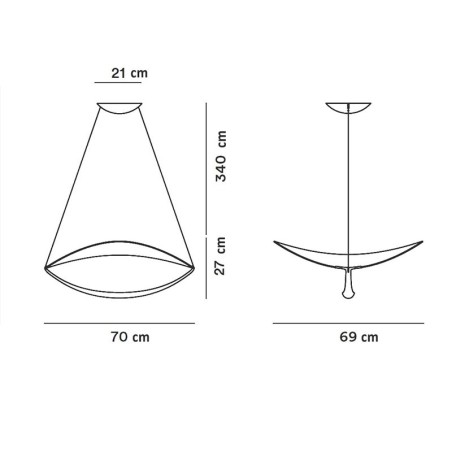 Foscarini Plena Lampada a Sospensione